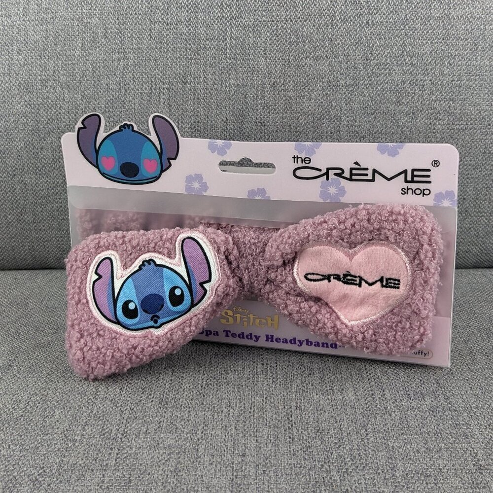 The Creme Shop x Disney Stitch Plush Spa Headband